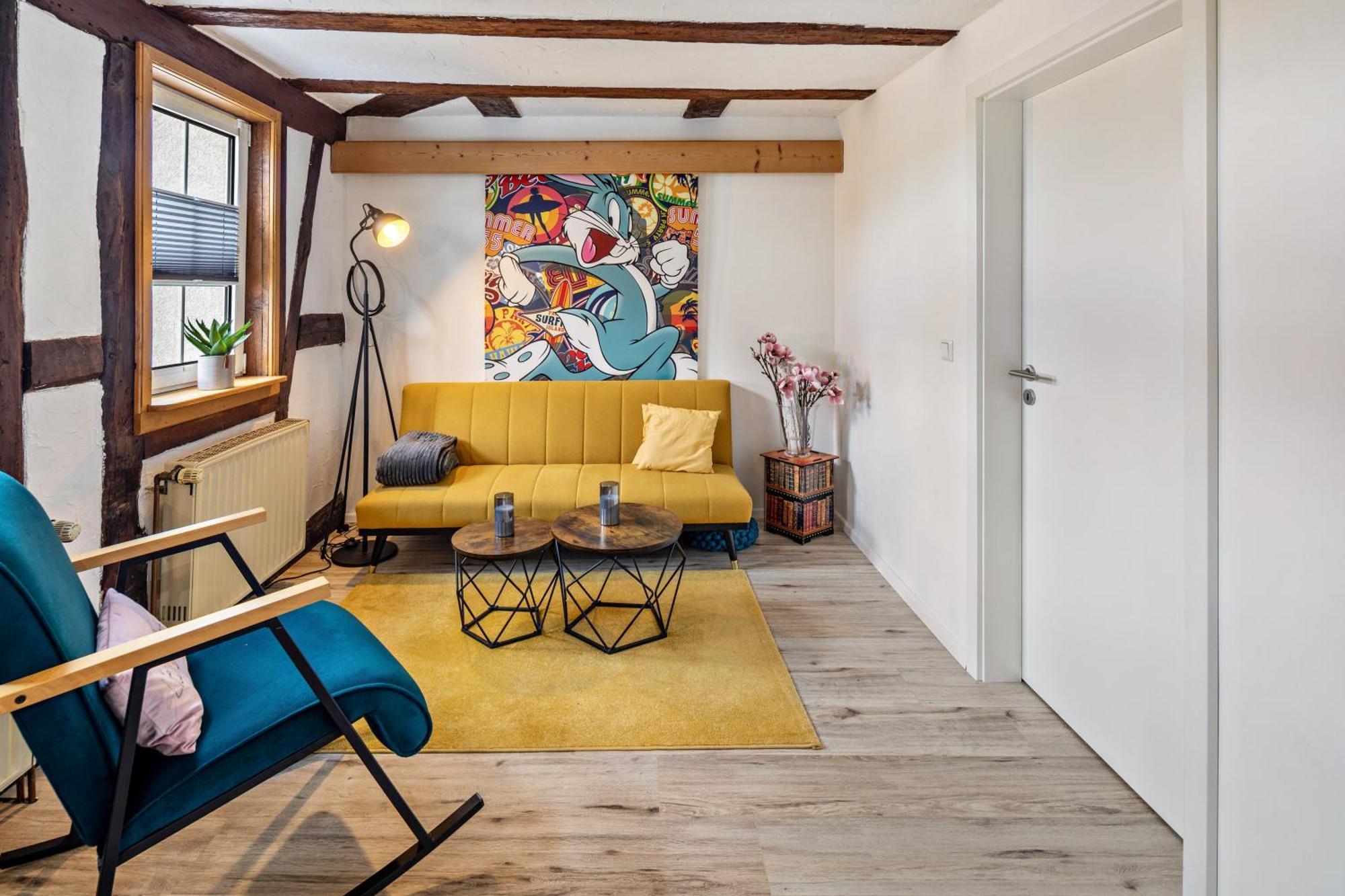 Im Fachwerk Apartment Алсфелд Екстериор снимка