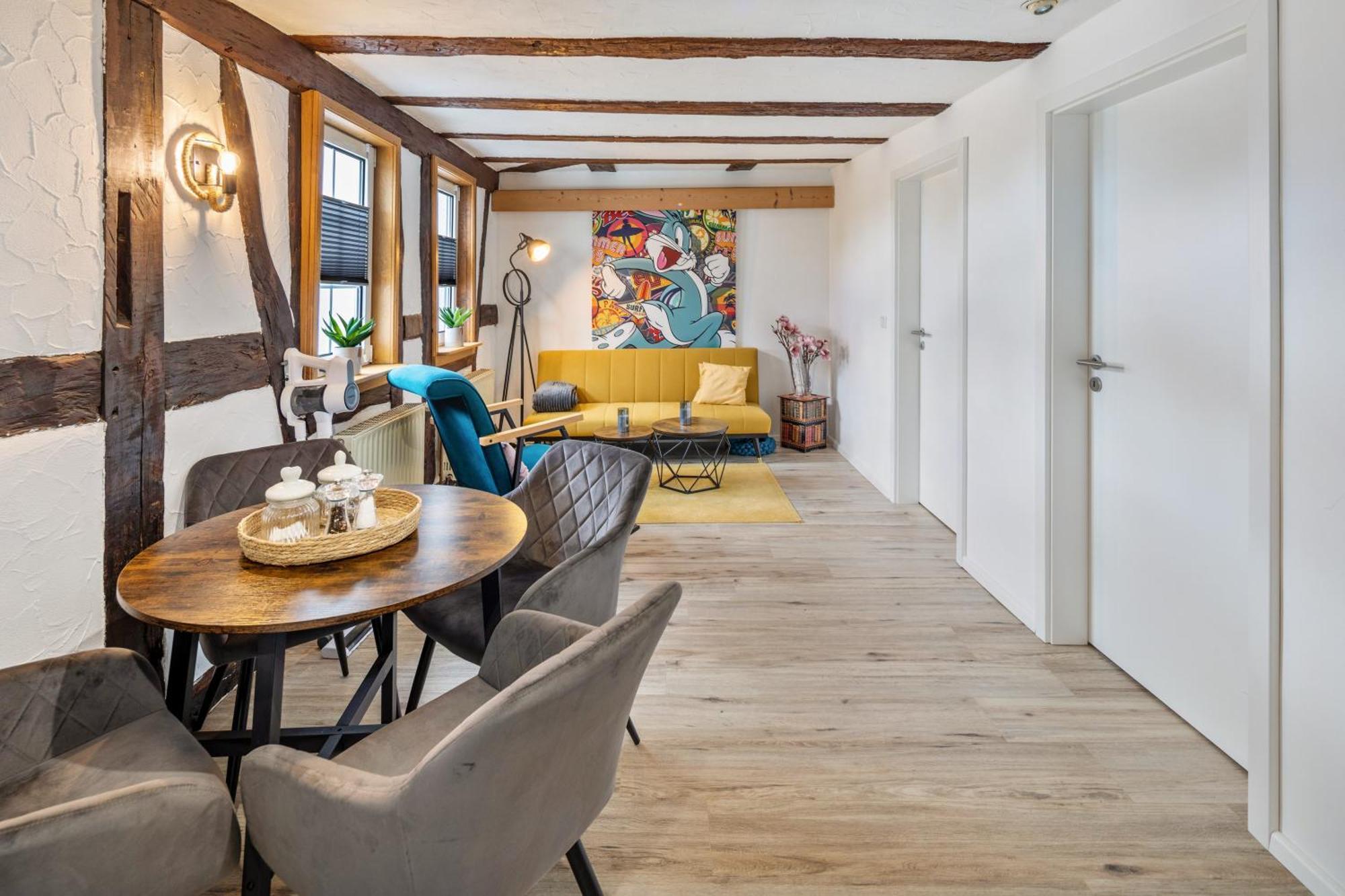 Im Fachwerk Apartment Алсфелд Екстериор снимка